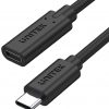 Unitek pagarinātājs C14086BK USB-C 10Gbps 4K PD 100W 50cm