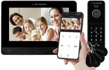 Video durvju tālrunis REVIZOOM RM-T471HD BLACK/RC-411HD-CK