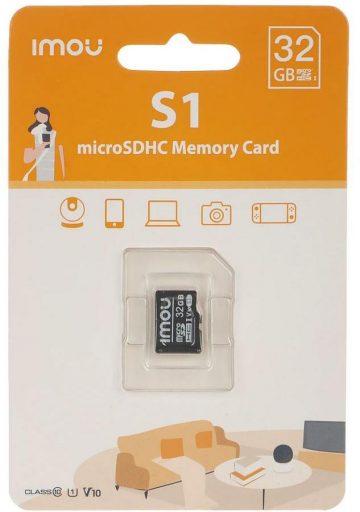 Карта памяти microSD IMOU ST2-32-S1 32 ГБКарта памяти microSD IMOU ST2-32-S1 32 ГБ