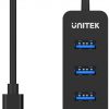 Unitek H1117B USB-C hub, 4 USB 3.1 ports, active, 10 W Unitek H1117B USB-C hub, 4 USB 3.1 ports, active, 10 W