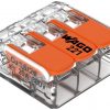 Universal quick connector LINE/WIRE 3x 0.2-4mm2 WAGO 221-413 (1 pc.)