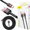USB-A / USB-C KABELIS Baseus Cafule CATKLF-C91 200cm 2A QC 3.0 BLACK/RED KABELIS