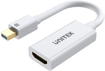 Unitek adapteris Y-6331 miniDisplayPort-HDMI 4KUnitek adapteris Y-6331 miniDisplayPort-HDMI 4K