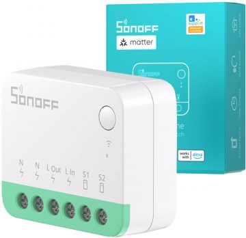 SONOFF Smart Wi-Fi 1 kanāla slēdzis MINIR4M Matter SONOFF Smart Wi-Fi 1 kanāla slēdzis MINIR4M Matter