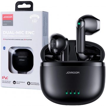 Беспроводные наушники TWS Joyroom JR-TL11 ENC IPX4 BT 5.3 черные Беспроводные наушники TWS Joyroom JR-TL11 ENC IPX4 BT 5.3 черные