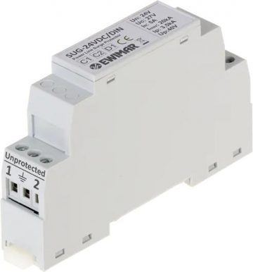Ограничитель перенапряжения EWIMAR SUG-24VDC/DIN 24 В постоянного тока для установки на DIN-рейку. Ограничитель перенапряжения EWIMAR SUG-24VDC/DIN 24 В постоянного тока для установки на DIN-рейку.