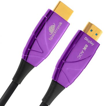 HDMI 2.1 optiskais kabelis Spacetronik SH-OX400 40 mHDMI 2.1 optiskais kabelis Spacetronik SH-OX400 40 m