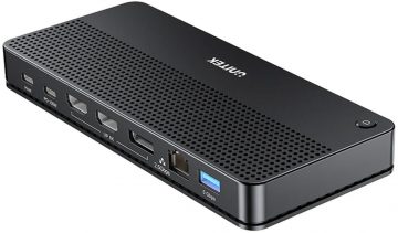 Unitek D1104A01 13in1 MST HDMI DP 8K PD 100W dokstacijaUnitek D1104A01 13in1 MST HDMI DP 8K PD 100W dokstacija