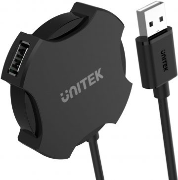 Unitek Y-2178 hub 4x USB 2.0 micro black Unitek Y-2178 hub 4x USB 2.0 micro black