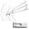 Направленная антенна DVB-T2 Spacetronik EOS PRO Combo UHF+VHF LTE 5G (белая)