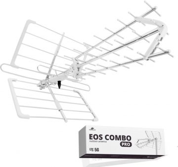Направленная антенна DVB-T2 Spacetronik EOS PRO Combo UHF+VHF LTE 5G (белая)Направленная антенна DVB-T2 Spacetronik EOS PRO Combo UHF+VHF LTE 5G (белая)
