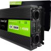 Green Cell strāvas invertors LCD 12V/230V 2000W/4000W tīrs sinusoidāls