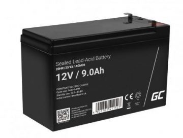 AGM VRLA 12V 9Ah zaļo elementu akumulatorsAGM VRLA 12V 9Ah zaļo elementu akumulators