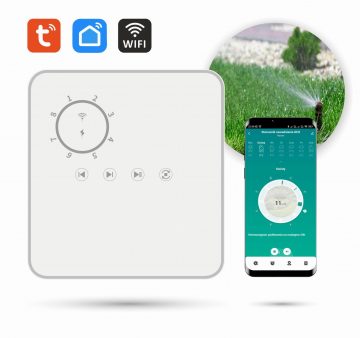 Комплект для полива Tuya 8 зон WiFi с блоком питания