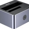 Unitek Y-3027GY01-EU 2 x SATA 2,5"/3,5" USB-C 10Gbps disku klonēšanas stacija