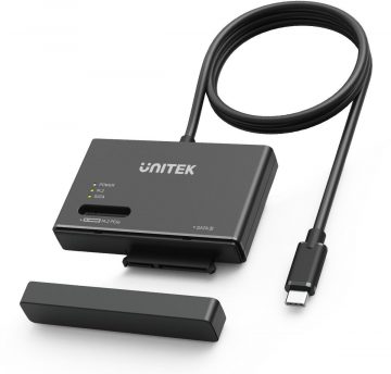 S1232A01-EU Unitek USB-C uz SATA un M.2 MVMe disku tiltsS1232A01-EU Unitek USB-C uz SATA un M.2 MVMe disku tilts