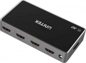Разделитель сигнала HDMI 1.4b 1 вход - 4 выхода 4K Unitek V1109A Разделитель сигнала HDMI 1.4b 1 вход - 4 выхода 4K Unitek V1109A