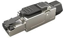 MODULĀRAIS SAVIENOTĀJS RŪPNIECISKAIS PAŠBLOĶĒJOŠAIS SAVIENOTĀJS SOLARIX RJ45 CAT.6A STP 8P8CMODULĀRAIS SAVIENOTĀJS RŪPNIECISKAIS PAŠBLOĶĒJOŠAIS SAVIENOTĀJS SOLARIX RJ45 CAT.6A STP 8P8C