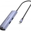 Активный концентратор Unitek H1112F USB-C 5 Гбит/с, HDMI RJ-45 PD 100 Вт