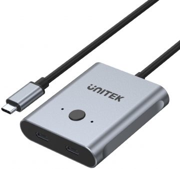 D1078A Unitek USB-C 4K dvikryptis jungiklis