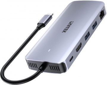 Unitek D1120A01 USB-C 10 Gb/s aktiivne jaotur, M.2 draivi korpus, HDMI Unitek D1120A01 USB-C 10 Gb/s aktiivne jaotur, M.2 draivi korpus, HDMI