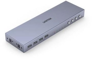 Unitek V306A KVM jungiklis 4K HDMI 2.0 4-in 1 išvestis + USB