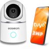 EasyCam iekštelpu WiFi PTZ kamera Tuya 2MP EC-2PT6IR