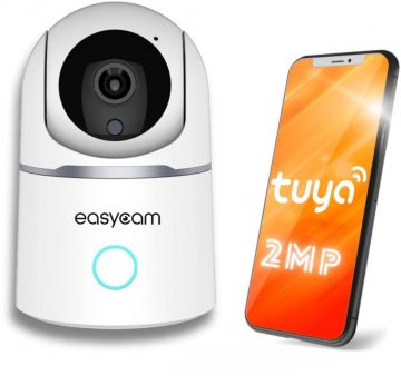 EasyCam iekštelpu WiFi PTZ kamera Tuya 2MP EC-2PT6IR