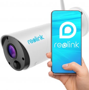 Reolink Argus Eco-White uzlādējama 3 MP USB-C IP kamera