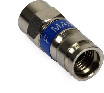 Kompresinė F 6 MASTER serijos jungtis RG-6 kabeliui (E80332) Kompresinė F 6 MASTER serijos jungtis RG-6 kabeliui (E80332)