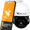 ORLLO Z18 āra 4 MP rotējošā IP kamera SIM karte
