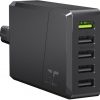 Green Cell CHARGESOURCE 5 5xUSB 52W ULTRA CHARGE lādētājs CHARGC05