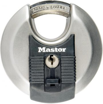 Master Lock diska piekaramā slēdzene ar atslēgu M40EURDCCMaster Lock diska piekaramā slēdzene ar atslēgu M40EURDCC