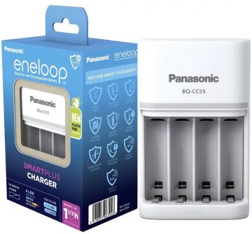 Зарядное устройство для Ni-MH аккумуляторов Panasonic Eneloop BQ-CC55 ECO. Зарядное устройство для Ni-MH аккумуляторов Panasonic Eneloop BQ-CC55 ECO.