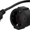 IEC 320 C14(M) / SCHUKO(F) ADAPTĒRA 20CM KĀBELIS UPS BLACK PowerWalker
