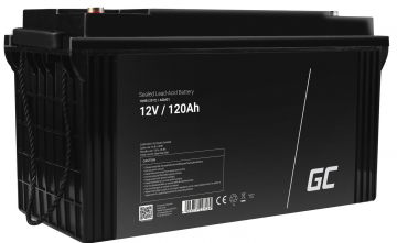 AGM VRLA 12V 120Ah zaļo elementu akumulators