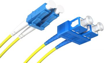 SM SC/UPC-LC/UPC DUPLEX FIBRE PATCHCORD 10m