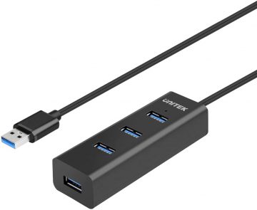 Adapteris Unitek Y-3089 HUB 4xUSB 3.0Adapteris Unitek Y-3089 HUB 4xUSB 3.0