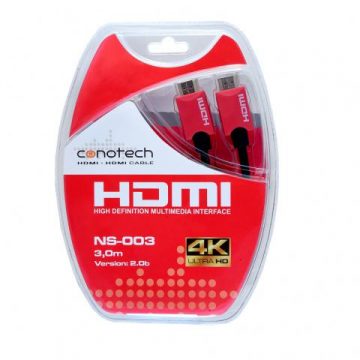 Conotech Hdmi kabelis NS-003 2.0 B 4K 3mConotech Hdmi kabelis NS-003 2.0 B 4K 3m