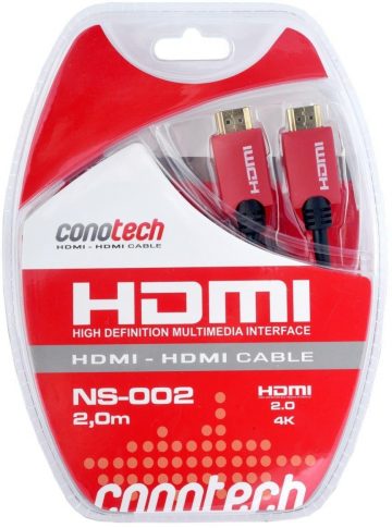 Hdmi kabelis Conotech NS-002 ver. 2.0 - 2mHdmi kabelis Conotech NS-002 ver. 2.0 - 2m