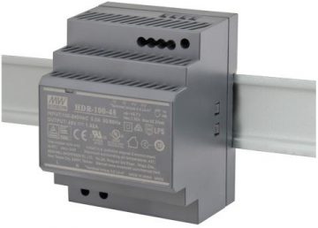 KOMUTĀCIJAS REŽĪMA BAROŠANAS AVOTS DIN RAIL MEAN WELL HDR-100-48 48V/100W/1.92AKOMUTĀCIJAS REŽĪMA BAROŠANAS AVOTS DIN RAIL MEAN WELL HDR-100-48 48V/100W/1.92A