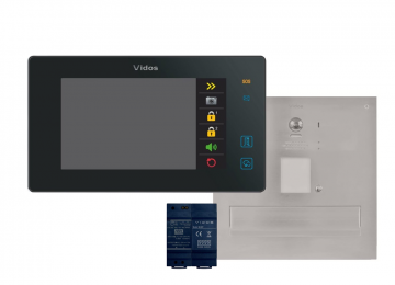 Vidos DUO pastkastīte ar monitoru M1021B/S1201-SK