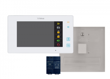 Vidos DUO pastkastīte ar monitoru M1021W/S1201-SK