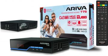 DVB-T2 uztvērējs Ferguson Ariva T75 H.265 HEVC