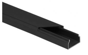Vairāki elektroinstalācijas līstes kpl. BLACK CLS 25x16 2m (PACK OF 10)