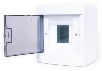 Virsmas montāžas 4 moduļu sadales skapis Adelid RM-NT-04T Virsmas montāžas 4 moduļu sadales skapis Adelid RM-NT-04T