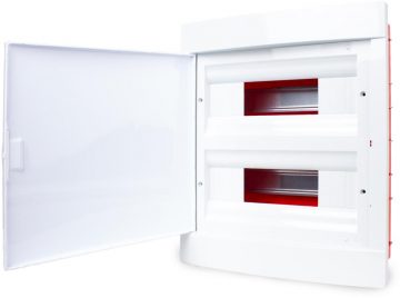 Встраиваемый распределительный шкаф 24-модульный (2х12) Adelid RM-PT-24M Встраиваемый распределительный шкаф 24-модульный (2х12) Adelid RM-PT-24M