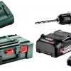 Akumulatora urbjmašīna/vēršanas ierīce Metabo BS 18 L 2x2ah, lādētājs