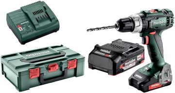 Akumulatora urbjmašīna/vēršanas ierīce Metabo BS 18 L 2x2ah, lādētājs