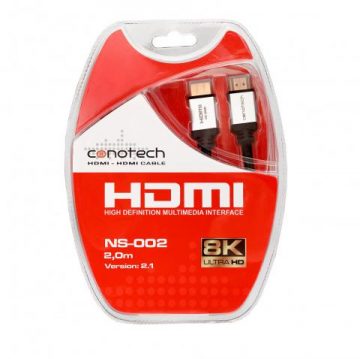 HDMI KABELIS Conotech NS-002 ver.2.1 ULTRA HIGH SPEED 8K - 2mHDMI KABELIS Conotech NS-002 ver.2.1 ULTRA HIGH SPEED 8K - 2m